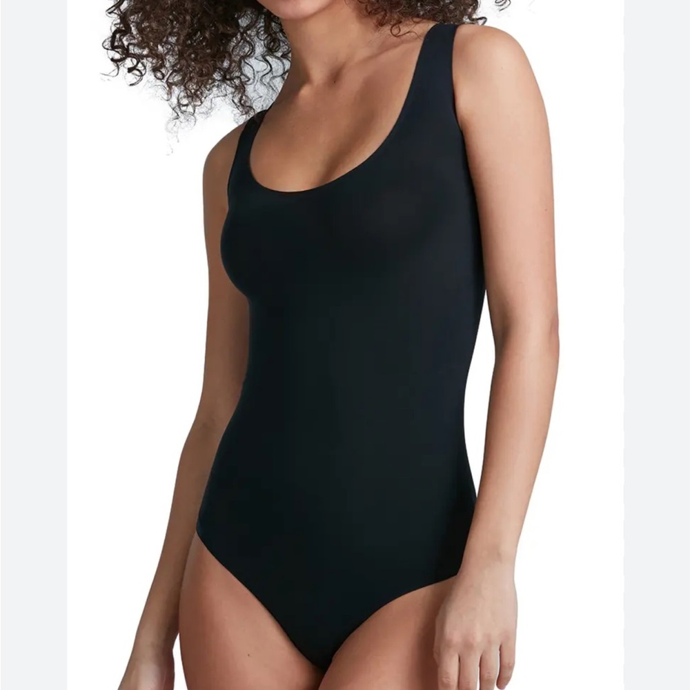 Madewell Classic Ballet Tank Bodysuit Black Size M